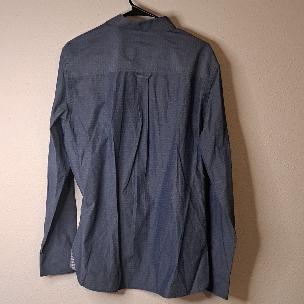 Smash blue button down shirt size large - Picture 4 of 4